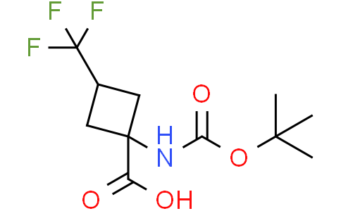 1-(tert-butoxycarbonylamino)-3-(trifluoromethyl)cyclobutanecarboxylic acid