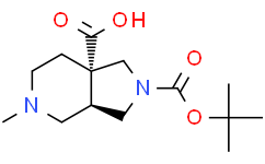 rel-(3aR,7aS)-2-(叔丁氧基羰基)-5-甲基八氢-7aH-吡咯并[3,4-c]吡啶-7a-羧酸