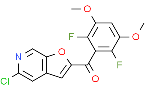 (5-氯呋喃[2,3-c]吡啶-2-基)(2,6-二氟-3,5-二甲氧基苯基)甲酮