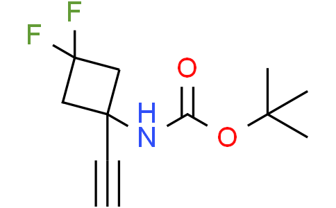 tert-Butyl(1-ethynyl-3,3-difluorocyclobutyl)carbamateCas:2316459-53-5