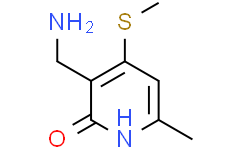 3-(aminomethyl)-6-methyl-4-methylsulfanyl-1H-pyridin-2-one