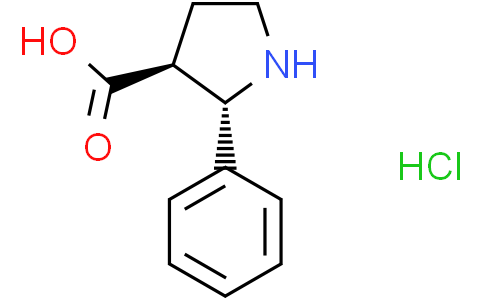 (2S,3S)-2-phenylpyrrolidine-3-carboxylic acid hydrochloride