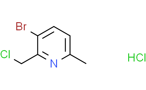 3-bromo-2-(chloromethyl)-6-methyl-pyridine hydrochloride