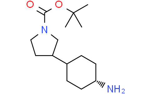 tert-butyl cis-3-(4-aminocyclohexyl)pyrrolidine-1-carboxylate