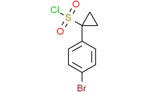 1-(4-bromophenyl)cyclopropanesulfonyl chloride