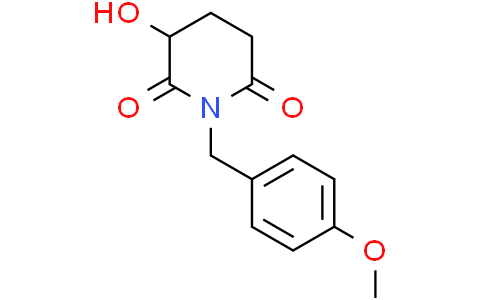 3-hydroxy-1-[(4-methoxyphenyl)methyl]piperidine-2,6-dione