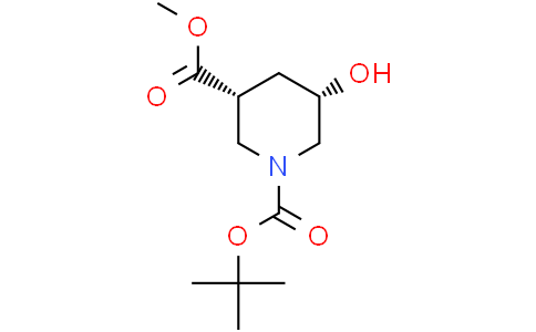 1-tert-butyl O3-methyl (3R,5S)-5-hydroxypiperidine-1,3-dicarboxylate