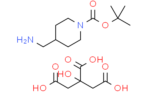 tert-butyl 4-(aminomethyl)piperidine-1-carboxylate citric acid