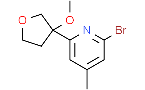 2-bromo-6-(3-methoxytetrahydrofuran-3-yl)-4-methyl-pyridine