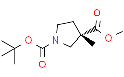 O1-tert-butyl O3-methyl (3S)-3-methylpyrrolidine-1,3-dicarboxylate