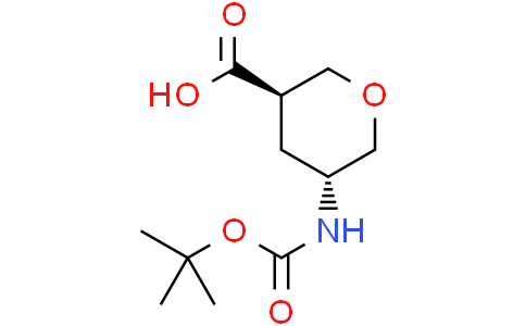 (3R,5R)-5-(tert-butoxycarbonylamino)tetrahydropyran-3-carboxylic acid