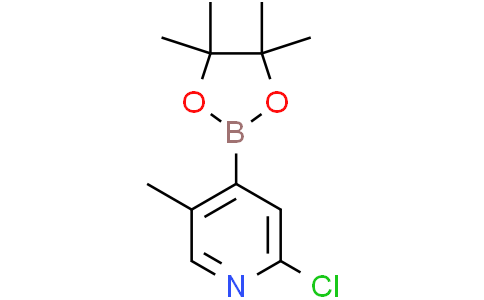 2-chloro-5-methyl-4-(4,4,5,5-tetramethyl-1,3,2-dioxaborolan-2-yl)pyridine