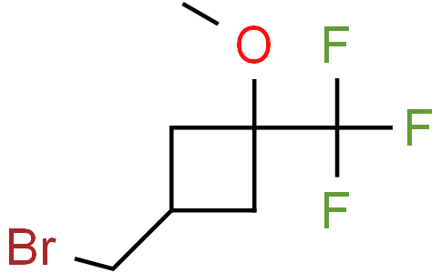 cis-3-(bromomethyl)-1-methoxy-1-(trifluoromethyl)cyclobutane