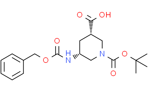 (3S,5R)-5-(benzyloxycarbonylamino)-1-tert-butoxycarbonyl-piperidine-3-carboxylic acid