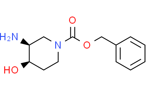 benzyl (3S,4R)-3-amino-4-hydroxy-piperidine-1-carboxylate