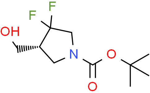 tert-butyl (4R)-3,3-difluoro-4-(hydroxymethyl)pyrrolidine-1-carboxylate