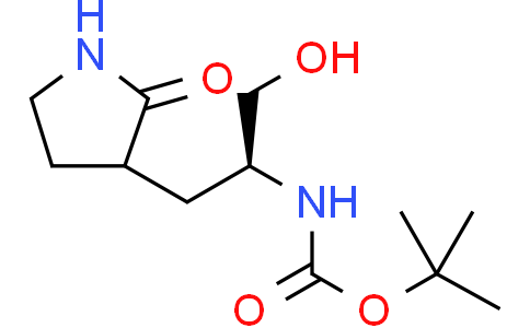 tert-butyl((2S)-1-hydroxy-3-(2-oxopyrrolidin-3-yl)propan-2-yl)carbamateCas:2382782-88-7