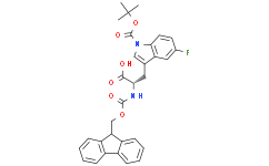 (2S)-3-(1-tert-butoxycarbonyl-5-fluoro-indol-3-yl)-2-(9H-fluoren-9-ylmethoxycarbonylamino)propanoic acid