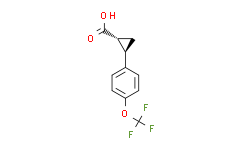 反式-2-（4-（三氟甲氧基）苯基）环丙烷-1-羧酸,98%