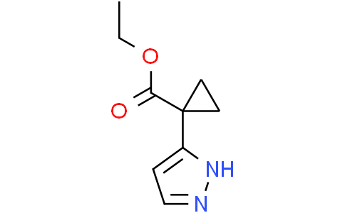 ethyl 1-(1H-pyrazol-3-yl)cyclopropanecarboxylate