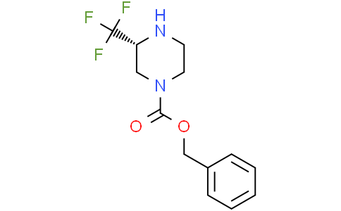 benzyl (3R)-3-(trifluoromethyl)piperazine-1-carboxylate