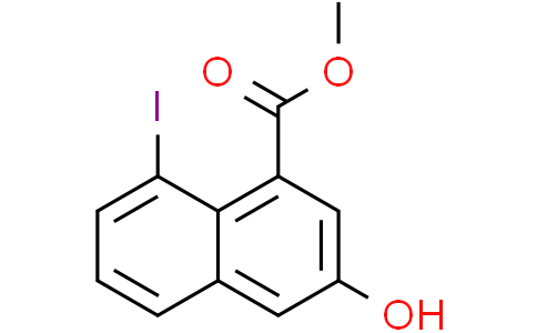 methyl 3-hydroxy-8-iodo-naphthalene-1-carboxylate