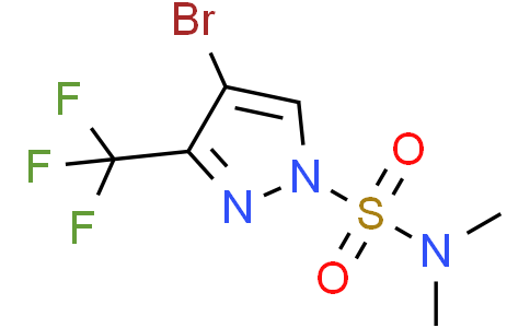 4-bromo-N,N-dimethyl-3-(trifluoromethyl)pyrazole-1-sulfonamide