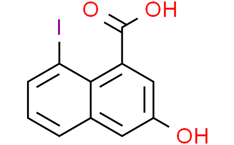 3-hydroxy-8-iodo-naphthalene-1-carboxylic acid