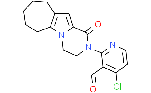 4-chloro-2-(6-oxo-2,5-diazatricyclo[7.5.0.02]tetradeca-1(9),7-dien-5-yl)pyridine-3-carbaldehyde