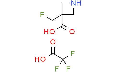 3-(fluoromethyl)azetidine-3-carboxylic acid 2,2,2-trifluoroacetic acid