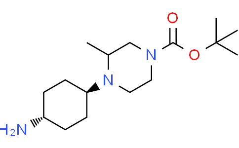 tert-butyl trans-4-(4-aminocyclohexyl)-3-methyl-piperazine-1-carboxylate