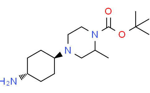 tert-butyl trans-4-(4-aminocyclohexyl)-2-methyl-piperazine-1-carboxylate