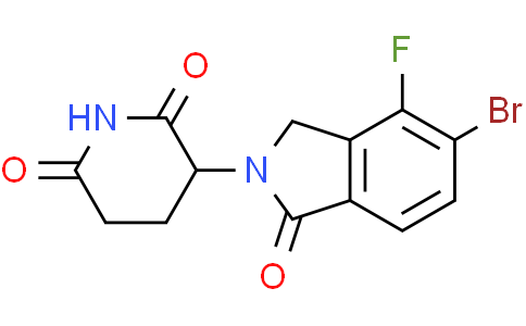 3-(5-溴-4-氟-1-氧异喹啉-2-基)哌啶-2,6-二酮