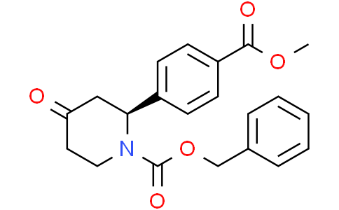 benzyl (2S)-2-(4-methoxycarbonylphenyl)-4-oxo-piperidine-1-carboxylate