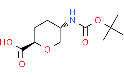 trans-5-(tert-butoxycarbonylamino)tetrahydropyran-2-carboxylic acid