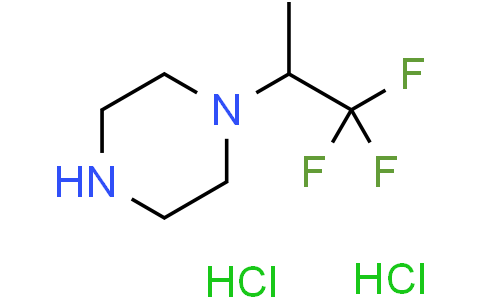 1-(2,2,2-trifluoro-1-methyl-ethyl)piperazine dihydrochloride