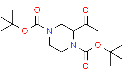 ditert-butyl 2-acetylpiperazine-1,4-dicarboxylate