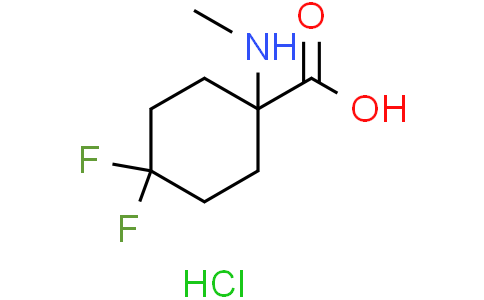 4,4-difluoro-1-(methylamino)cyclohexanecarboxylic acid hydrochloride