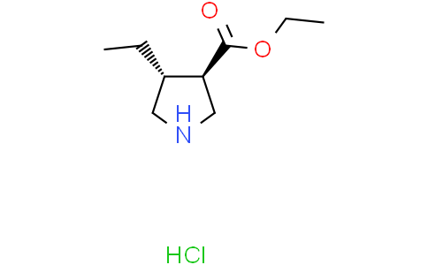 ethyl trans-4-ethylpyrrolidine-3-carboxylate hydrochloride
