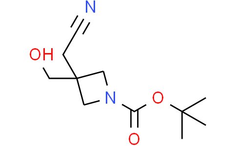tert-butyl 3-(cyanomethyl)-3-(hydroxymethyl)azetidine-1-carboxylate