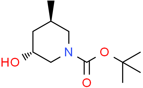 tert-butyl (3R,5R)-3-hydroxy-5-methyl-piperidine-1-carboxylate