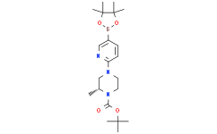 (R)-2-甲基-4-(5-(4,4,5,5-四甲基-1,3,2-二氧硼杂环戊烷-2-基)吡啶-2-基)哌嗪-1-羧酸叔丁酯