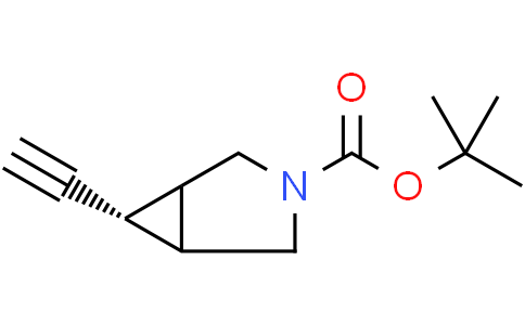 tert-Butyl(1R,5S,6s)-6-ethynyl-3-azabicyclo[3.1.0]hexane-3-carboxylateCas:2414574-91-5