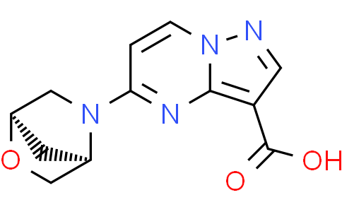 5-[(1R,4R)-2-oxa-5-azabicyclo[2.2.1]heptan-5-yl]pyrazolo[1,5-a]pyrimidine-3-carboxylic acid