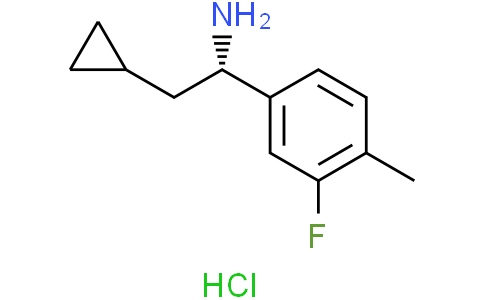(S)-2-环丙基-1-(3-氟-4-甲基苯基)乙胺(盐酸盐)