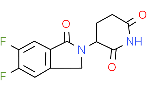 3-(5,6-difluoro-1-oxo-isoindolin-2-yl)piperidine-2,6-dione