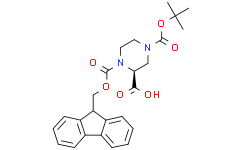 (S)-1-(((9H-芴-9-基)甲氧基)羰基)-4-(叔丁氧基羰基)哌嗪-2-羧酸,95%