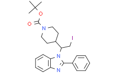 4-(2-碘-1-(2-苯基-1H-苯并[D]咪唑-1-基)乙基)哌啶-1-甲酸叔丁酯