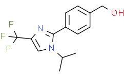 {4-[1-(propan-2-yl)-4-(trifluoromethyl)-1H-imidazol-2-yl]phenyl}methanol