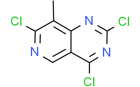 2,4,7-trichloro-8-methyl-pyrido[4,3-d]pyrimidine